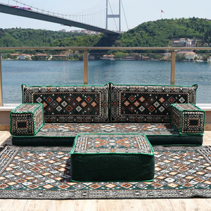 Ensemble de coussins de sol Majlis arabes modernes meubles de salon rembourrés modulaires <span class=keywords><strong>canapé</strong></span> convertible - Product Image 4