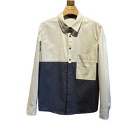 Nouvelle chemise à manches longues en velours décontractée japonaise pour homme, respirante, épaisse, 100% coton