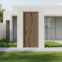 Protection d'angle anti-collision de style moderne pour portes intérieures en bois, surface finie, largement utilisée dans les chambres et les écoles