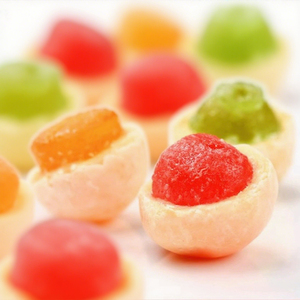 Haute qualité Mini boule à mâcher bonbons gommeux saveur fruitée bonbons mous avec <span class=keywords><strong>lait</strong></span> sucré et confiture de fruits mélangés Snack Dessert - Product Image 5