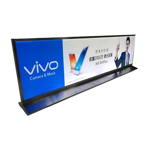 Nhà máy cung cấp thép không gỉ quảng cáo LED chiếu sáng bảng hiển thị hộp đèn logo điện thoại di động cửa hàng hiển thị dấu hiệu - Product Image 1