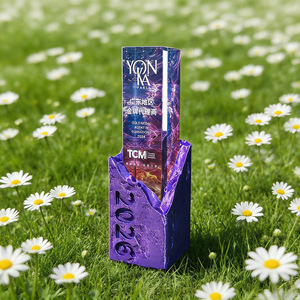 Trofeo de Cristal con Grabado para Reconocimiento de Empleados, Diseño Moderno y Minimalista, Colores Mixtos, Empaquetado Individualmente, Regalo Empresarial - Product Image 1
