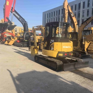 Mini-excavatrice KOMATSU PC55 d'occasion en bon état de marche, 5 tonnes, petite excavatrice à vendre - Product Image 3
