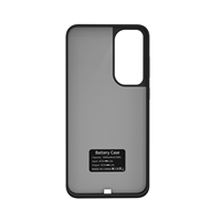 Coque de téléphone avec chargeur de batterie mince, charge sans fil, batterie externe intégrée pour Samsung S24 S25 S23 S24Plus S24 Ultra