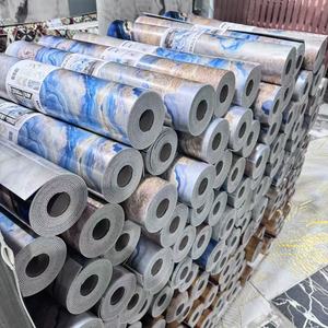 Nouveaux autocollants muraux en <span class=keywords><strong>PVC</strong></span> marbré amovibles 2025, adaptés à la décoration intérieure, imperméables, pour les centres commerciaux et les appartements - Product Image 6