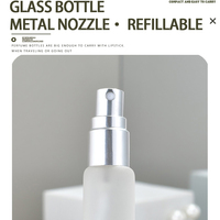 Grosir Botol Semprot Parfum Kaca Buram Berkualitas Tinggi 10 ml, Botol Semprot Sampel Alkohol