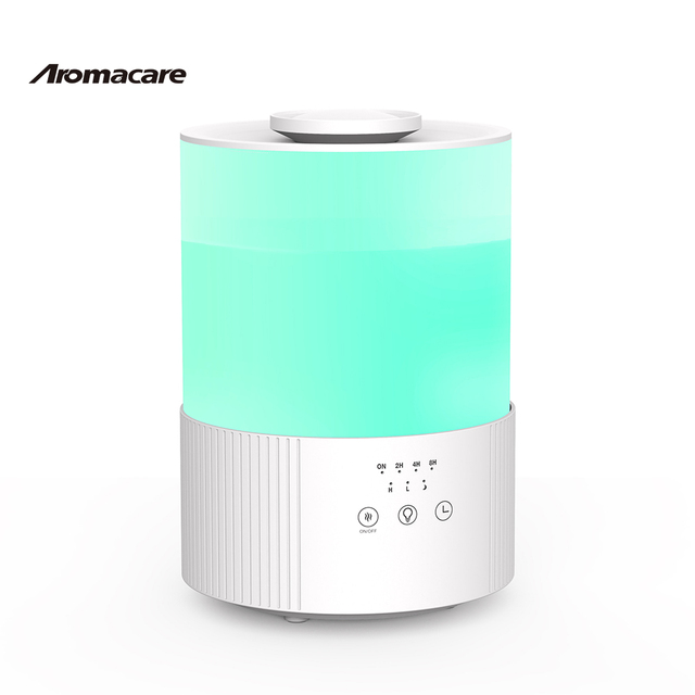 Aromacare Wifi App Control Luxury Air Desk Smart Ultrasonic Humidifier With Night Light