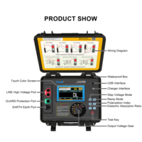 Testeur de résistance d'isolement haute tension électronique HB-YD20, alimentation 220V, précision 0,2, protection IP67