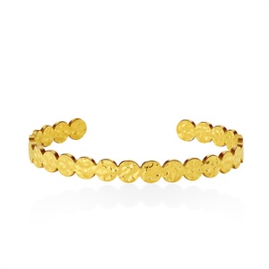 Simple Fashion Stainless Steel <b>Bracelet</b> <b>Gold</b> Plated Cuff Bangle Jewelry - Product Image 1
