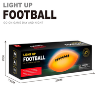 Ballon de football lumineux en PVC et caoutchouc, phosphorescent, pour enfants, idéal pour le camping, les fêtes et les sports en extérieur