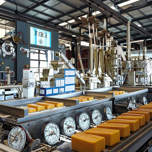 Chaîne de production de savon de machine d'extrudeuse de savon de barre de savon de toilette à grande échelle 4000 kg/h à vendre en Chine - Product Image 1