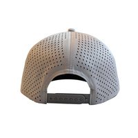 HS54 7 Panneau Homme Laser Cut Trou Papa Snapback Corde Casquette Trucker Chapeau Blanc Hommes Logo Personnalisé Baseball Golf Chapeau Avec Tee Holder