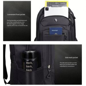 Hot Sale Custom logo Business <b>Large</b> Capacity Casual Waterproof Travel <b>Bag</b> Laptop Back Pack Student Backpacks for <b>Men</b> - Product Image 4