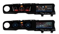 Écran LCD double 10,25 pouces Android pour JEEP WRANGLER 2018-2023 Carplay Autoradio Écran tactile Lecteur multimédia GPS Stéréo