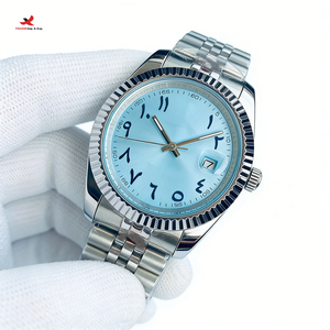 Montre-bracelet de luxe pour homme HQ Mixed Proc Discount, en acier inoxydable, avec affichage à aiguilles en verre, pour le quotidien, les loisirs et le sport - Product Image 1