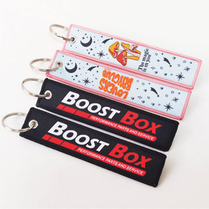 Pattern Embroidery <b>Key</b> <b>Tags</b> with Custom Logos for Aviation Gifts & Daily <b>Key</b> Use - Product Image 2