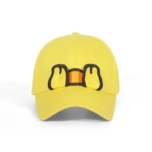 Cappello da baseball per bambini unisex ricamato unisex con motivo a forma di animale