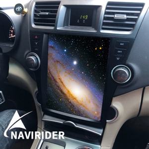 Radio Multimedia con Pantalla Tesla de 12.1 Pulgadas para Toyota Highlander 2011-2013, Reproductor de Video Android 13 con GPS, Estéreo 2 Din, 128GB ROM - Product Image 1