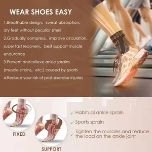 Calze <span class=keywords><strong>a</strong></span> Compressione per Caviglia con Supporto in Rame per Sport e Fitness, Vendita all'Ingrosso - Product Image 4