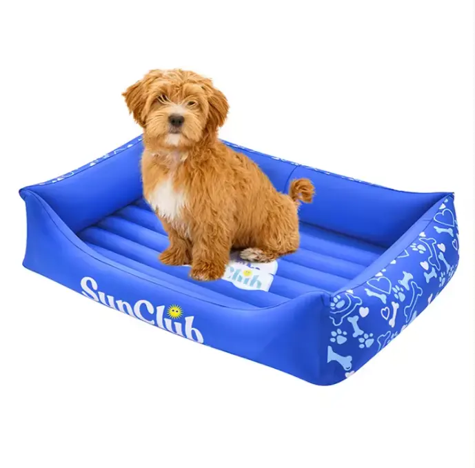 Cama inflable plegable duradera ecológica para perros cama de aire para mascotas