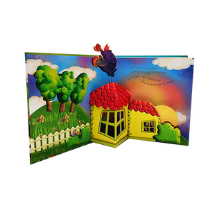 Libro de cartón personalizado OEM para niños, Impresión de cuento, Educación Temprana, pop-up, <span class=keywords><strong>2022</strong></span> - Product Image 5