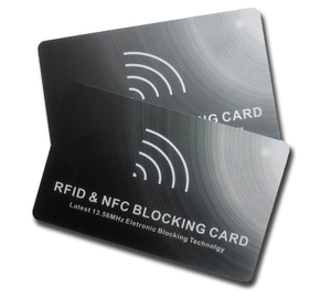 <span class=keywords><strong>Carte</strong></span> de blocage NFC RFID personnalisée 13,56 MHz anti-piratage, anti-skimming, sécurisée <span class=keywords><strong>pour</strong></span> la protection des paiements bancaires (débit et crédit) - Product Image 6