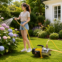 Pompe à eau de jardin avec interrupteur manuel pour rehaussement de pression du robinet domestique, transfert d'eau de puits, système d'irrigation par aspersion pour serre