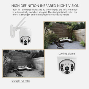 Caméra de sécurité IP dôme WiFi sans fil extérieure ICSEE <span class=keywords><strong>1080P</strong></span> 3MP/<span class=keywords><strong>4MP</strong></span>/5MP/8MP PTZ avec audio bidirectionnel P2P, suivi automatique et capteur CMOS - Product Image 4