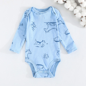 Infant Footies 6M 24M Autumn 100% Cotton <b>Animal</b> <b>Pattern</b> Long Sleeve Romper Jumpsuit Five-Piece Set Unisex - Product Image 5