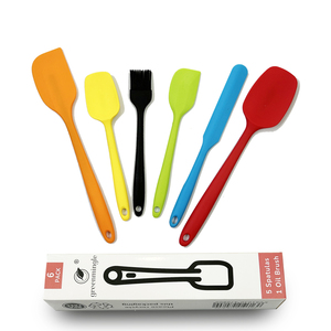 Food-grade Multicolor <b>Silicone</b> Spatula <b>Baking</b> Cooking Mixing High Heat Resistance Non-stick Dishwasher Safe BPA-Free - Product Image 1