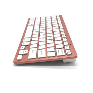 New FCC CE ROHS Certified Customizable Portuguese ABS 78-Key Wireless Slim <b>Keyboard</b> with for 5.0 for IOS/Android/ - Product Image 2
