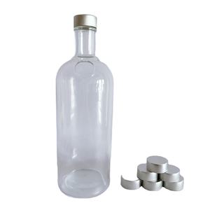 Botellas de vidrio absoluto de <span class=keywords><strong>Vodka</strong></span> de <span class=keywords><strong>1000ml</strong></span> con tapa de plástico - Product Image 1