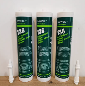 Adhésif époxy multi-usages haute température ZY192 DOWSIL 736, 300 ml, rouge, silicone RTV, adhésif de construction - Product Image 5