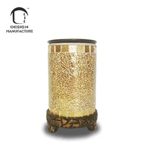 Producent Top Kwaliteit Spa Home Decoratie Gouden Mozaïek Wax Smelt Warmer