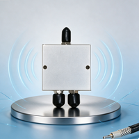 Divisor de Potencia RF de 2 Vías Mingland DC-6GHz 25W 50Ohm, Divisor Hembra con Carcasa de Aluminio para Sistemas de Telecomunicaciones DAS