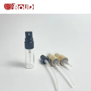 12 Screw Nozzle Spray Bottle Mini Transparent Spray Bottle Glass Perfume Sample Atomizer