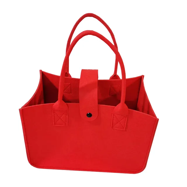 Women Felt Tote Bag Eco-friendly Felt Shoulder Bags Fashion Designer Grocery Bags
