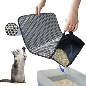 Armadilhas Mess da Caixa para Pisos de Limpeza com Lixo Bloqueio Malha Soft durável cat mat Fica no Lugar para Gatos formas personalizadas