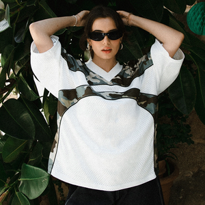 Camisetas de Fútbol Extra Grandes de Alta Calidad OEM, Diseño Hip Hop Transpirable, Impresión Digital Personalizada, Camisetas de Fútbol Orgánicas para Hombre - Product Image 4