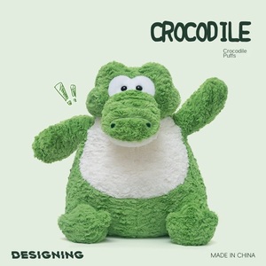 Grande poupée crocodile de <span class=keywords><strong>46</strong></span> <span class=keywords><strong>cm</strong></span> de haut Jouet en peluche douce pour enfants Jouet en peluche crocodile mignon à l'arrivée - Product Image 2