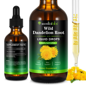 Acentiallabs Ajuda Manter Suporte Função Imunológica Saúde do Fígado Antioxidante 60ml Wild <span class=keywords><strong>Dandelion</strong></span> Root Extract Liquid Drops - Product Image 2