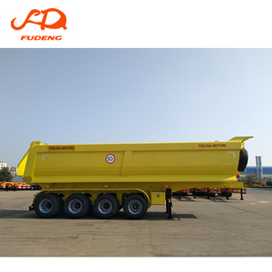 Remorque benne arrière à prix d'usine, 4 essieux, volume de carrossage personnalisable, 50, 60, 70, 80 tonnes, remorque multi-transports pour le transport du <span class=keywords><strong>charbon</strong></span> - Product Image 2