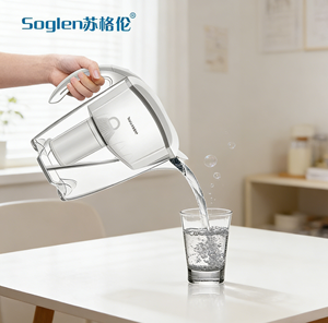 Filtre à eau écologique AQUAPHOR Jasper Vert Clair avec 1 filtre MAXFOR, réduit le calcaire et le chlore, <span class=keywords><strong>carafe</strong></span> de 2,8 L compatible avec le réfrigérateur - Product Image 5