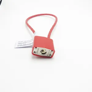 11 ''súng khóa 290 mét Đỏ còng dưới giá rẻ chất lượng tốt an toàn ổ khóa cáp thép khóa - Product Image 1