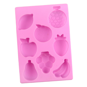 1249 8 khoang hệ thống trái cây Gummy Silicone sô cô la khuôn nhà bếp nướng đồ dùng xà phòng khuôn khay Khay nhựa Silicone làm - Product Image 4