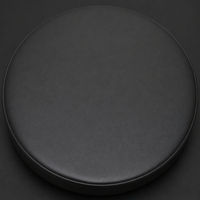 Tabouret de bar JOHOOFURNITURE en cuir PU noir, siège rond, hauteur réglable, fabriqué en Chine, pour comptoir de restaurant