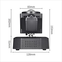 Mini 4in1 effet lumière Disco Party lumières pas cher prix RGBW faisceau boule Halo Laser avec deux têtes