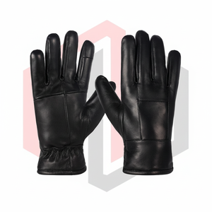 Gants de sécurité en cuir de mouton véritable pour hommes doublure chaude écran tactile respirant résistant à la déchirure personnalisable pour - Product Image 1