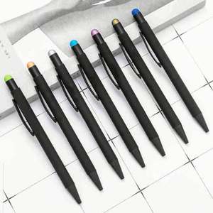 Bolígrafo Metálico Promocional con Logotipo Impreso, Ancho de Escritura de 1.0 mm, Bolígrafo Multicolor con Punta Táctil y Agarre de Goma, Regalo Publicitario - Product Image 1