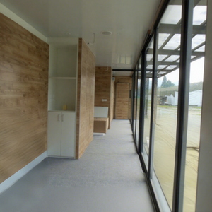 Ristorante Modulare Prefabbricato in Container da 20' e 40' Più Venduto, Bar a Basso Costo, Showroom in Pannelli Sandwich d'Acciaio, Design Industriale per Negozi - Product Image 3